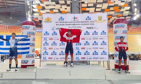 Torku Şekerspor'un Bisikletçisi Haktan Ramazan Sayan Balkan Şampiyonu Oldu