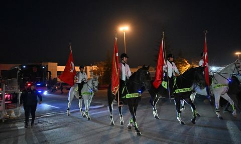 A Milli Futbol Takımı Kayseri'ye Ulaştı