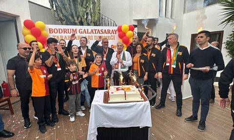 Bodrum'da Galatasaray Taraftarları Derneği Lokali Açıldı