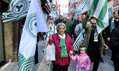 Giresunspor'a Destek Yürüyüşü Gerçekleştirildi