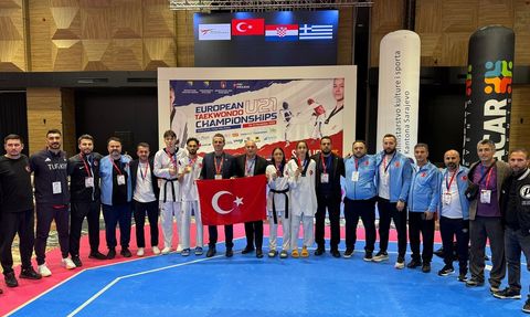 Türkiye, Avrupa 21 Yaş Altı Tekvando Şampiyonası'nda Altın Madalyalarını Arttırdı