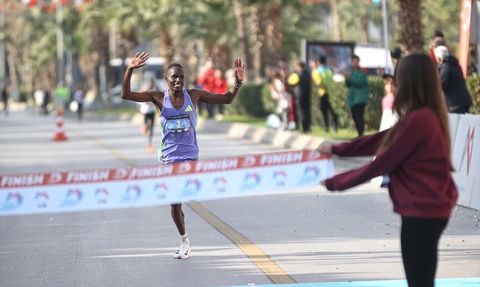 6. Uluslararası Mersin Maratonu'nda Rekorlar Kırıldı