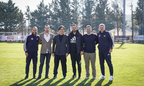 A Milli Takım Teknik Direktörü Montella, Gaziantep FK'yi Ziyaret Etti