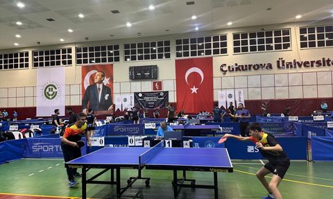 Adana'da Masa Tenisi Süper Lig İkinci Etap Müsabakaları Başladı