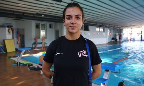 Engelli Yüzücü Ahmet Eray Uzaktaş'ın Milli Mayo Hedefi