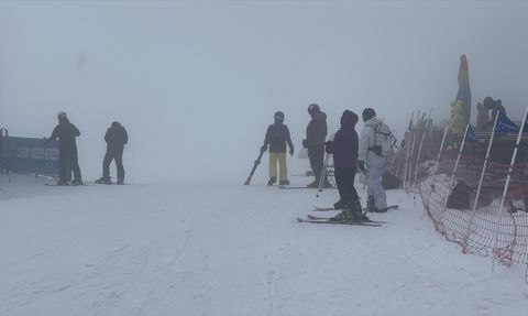 Kartalkaya Kayak Merkezi'nde Kayak Sezonu Hareketlendi