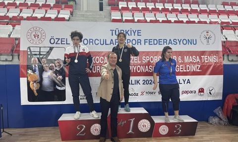 Özel Sporcular Türkiye Masa Tenisi Şampiyonası Antalya'da Başladı