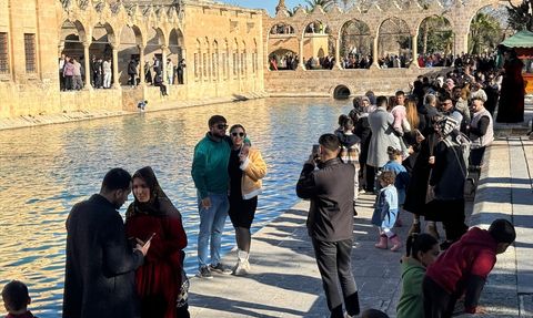 Balıklıgöl'deki Yarıyıl Tatili Yoğunluğu