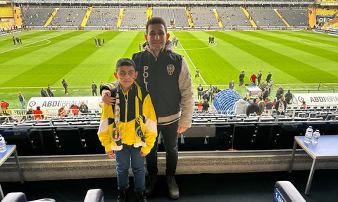 Fenerbahçe taraftarı Abdullah Karaman'ın hayali gerçek oldu