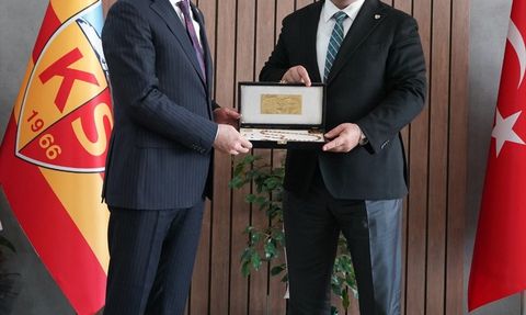 MHP Genel Başkan Yardımcısı Durmaz, Kayserispor'u Ziyaret Etti