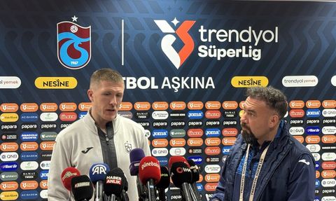 Trabzonspor'un Orta Sahası John Lundstram Maç Sonrasında Açıklamalarda Bulundu