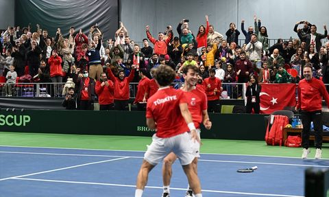 A Milli Erkek Tenis Takımı Davis Cup'ta Tarih Yazdı