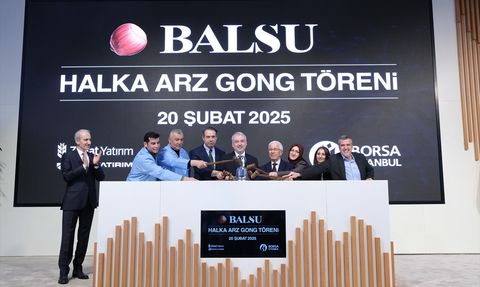 Borsa İstanbul'da Balsu Gıda'nın Halka Arz Gong Töreni