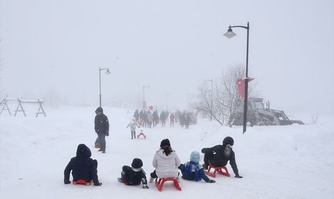 Giresun'da Kar Festivali Heyecanı