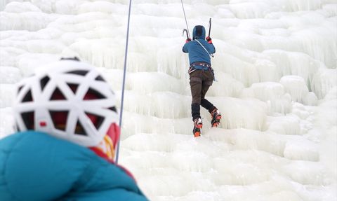 Mustafa Tekin Anısına Buz Tırmanışı Etkinliği Düzenlendi