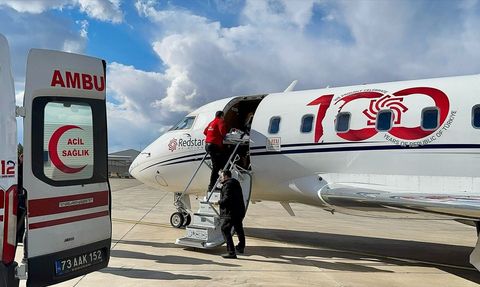 Şırnak'taki Bebek Ambulans Uçakla Ankara'ya Sevk Edildi