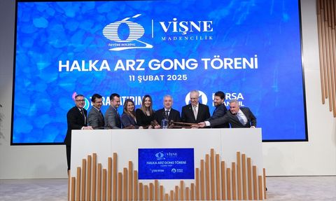 Vişne Madencilik Borsa İstanbul'da İşleme Açıldı