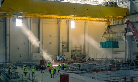 Akkuyu NGS İkinci Güç Ünitesinde Köprülü Vinç Devreye Alındı