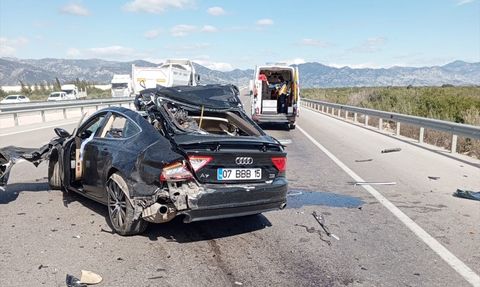 Antalya'da Trajik Kaza: 1 Ölü, 2 Yaralı