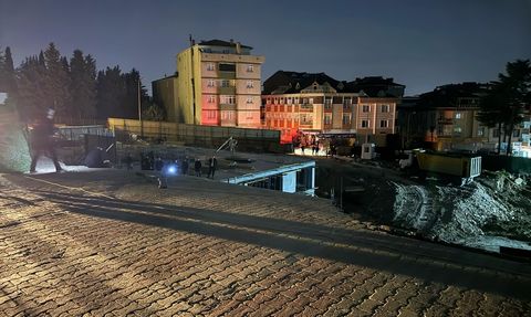 Bahçelievler'de İnşaat Sahasında Kısmi Çökme Olayı