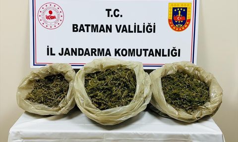 Batman'da Uyuşturucu Operasyonu: 21 Kilo Esrar Ele Geçirildi