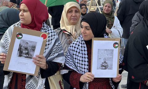 Berlin'de Filistin'e Destek Gösterisi