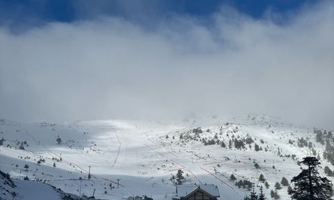 Bolu'nun Yüksek Kesimlerinde Kar Yağışı Etkili Oldu