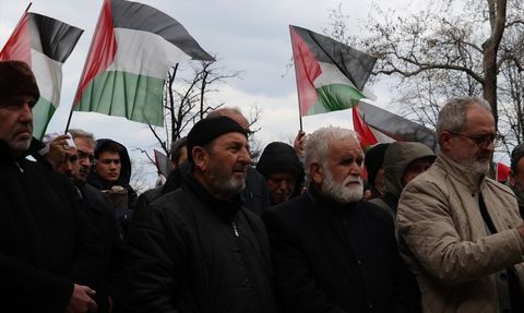 Bursa'da Gazze İçin Gıyabi Cenaze Namazı