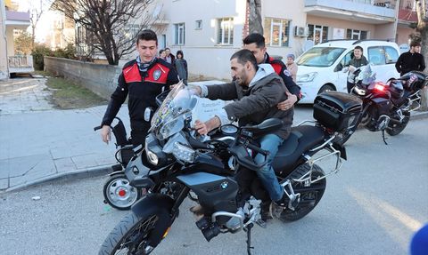 Erzincan'da 6 Yaşındaki Çocuğun Yunus Polisiyle Tanışma Hayali Gerçekleşti
