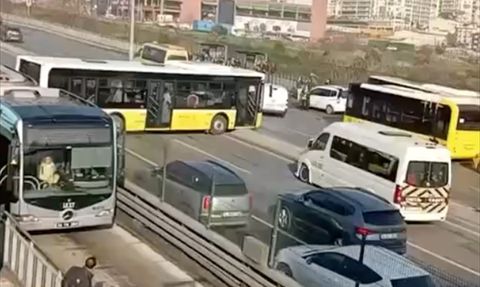 Esenyurt'ta İETT Otobüsü Kazası: 1 Yaralı