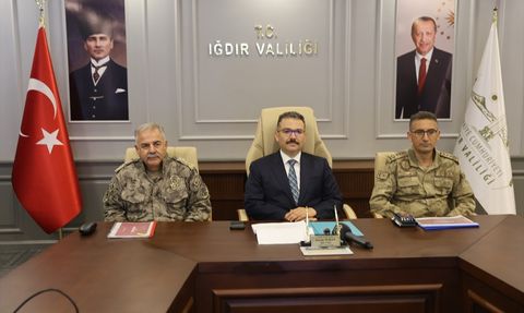 Iğdır'da Huzur ve Güvenlik Toplantısı Gerçekleştirildi