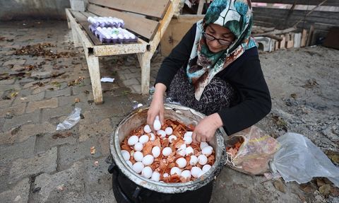 Iğdır'da Nevruz Bayramı Renkli Yumurtalarla Kutlanıyor