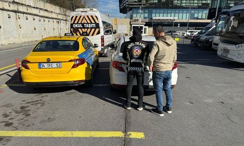 İstanbul'da Fazla Ücret Alan Taksiciye Ceza Kesildi