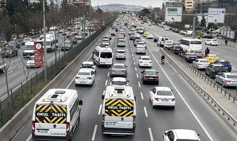 İstanbul'da İftar Vakti Trafik Yoğunluğu