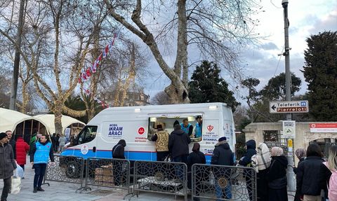İstanbul'da Mobil İftarlık Dağıtımı