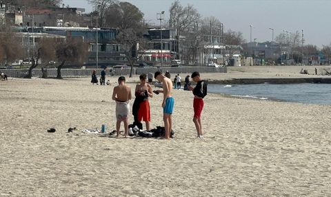 İstanbul'da Sıcak Havanın Keyfi