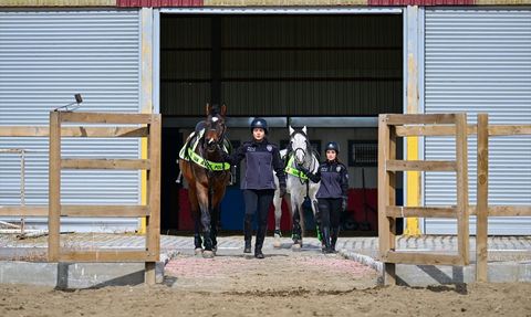 Kadın Süvariler Van'da Güvenlik Sağlıyor