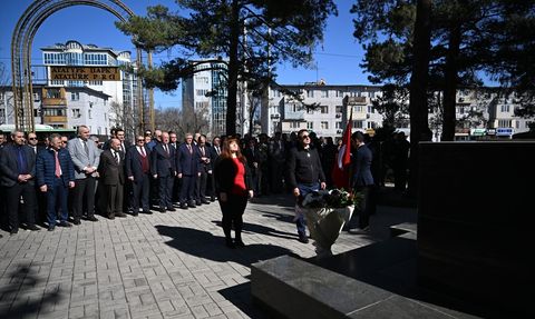 Kırgızistan'da Çanakkale Zaferi Anma Töreni
