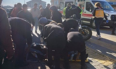 Marmaraereğlisi'nde Motosiklet Kazası