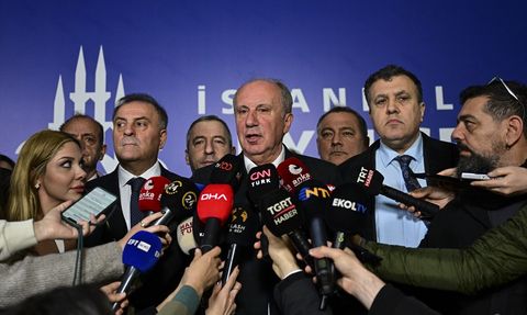 Memleket Partisi Genel Başkanı İnce, İBB'yi Destek İçin Ziyaret Etti