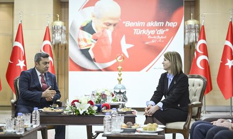 MHP Genel Merkezindeki Siyasi Partiler Arası Bayramlaşma