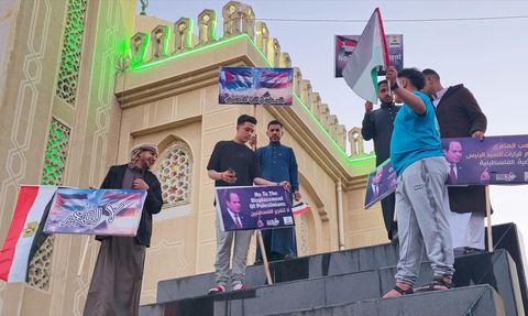 Mısır'da Ramazan Bayramı ve Filistin'e Destek Gösterileri