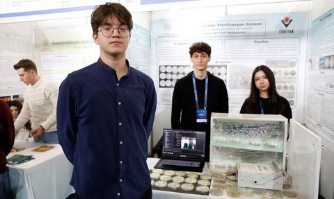 Samsun'da Öğrencilerden Yenilikçi Sterilizasyon Sistemi