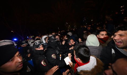 Saraçhane'de Gösteri ve Arbede