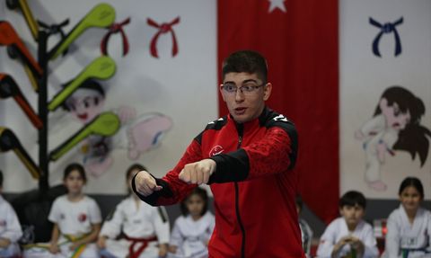 Serebral Palsili Tekvandocu Fahrettin Karabağ'dan Yeni Hedefler