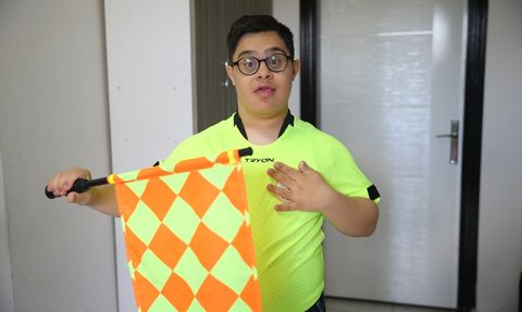 Siirt'te Down Sendromlu Çocukların Futbol Hakemliği