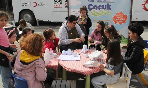 Sinop'ta Çocuklardan Sıfır Atıka Destek Etkinliği