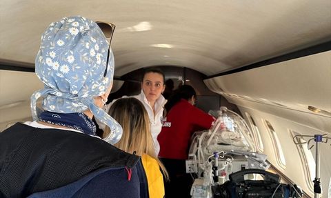 Şırnak'ta 3 Aylık Bebek İçin Ambulans Uçak Sevk Edildi