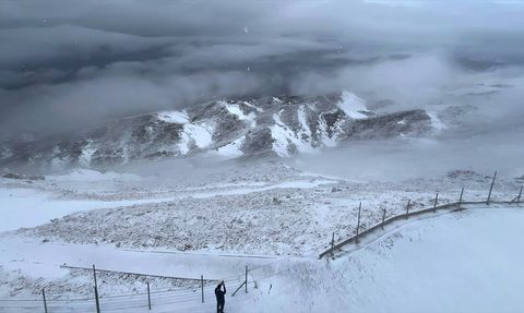Tahtalı Dağı'nda Kar Yağışı ile Kış Manzaraları