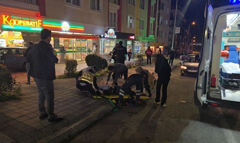 Tekirdağ'da Alkollü Sürücünün Kaza Anı Güvenlik Kamerasında